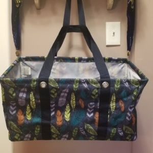Large Utility Tote - Falling Feathers